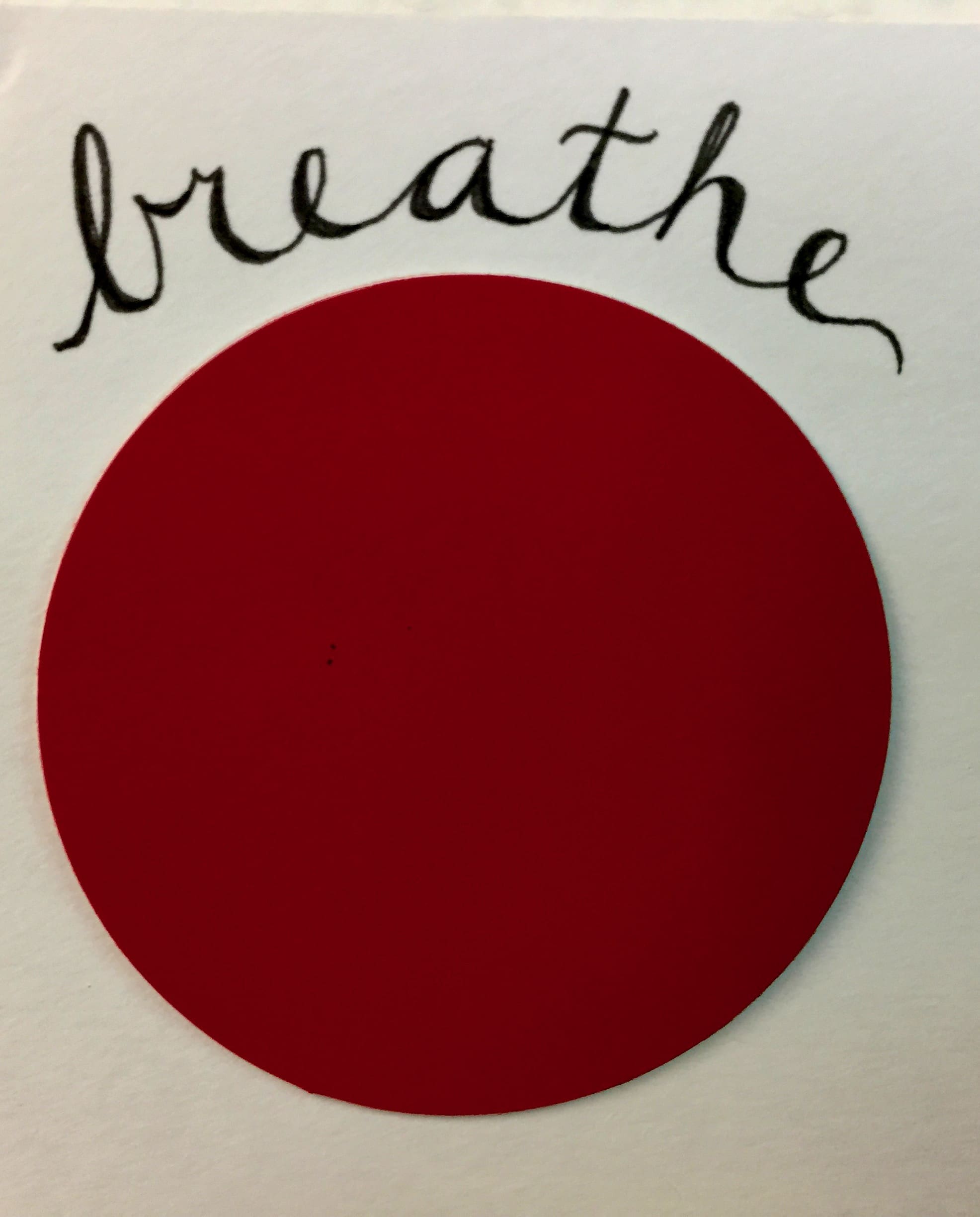 IMG_9234 a verb circle with "breathe" written above in cursive script